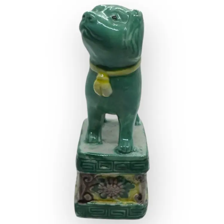 Vintage Ceramic Chinese Foo Dog Figurine