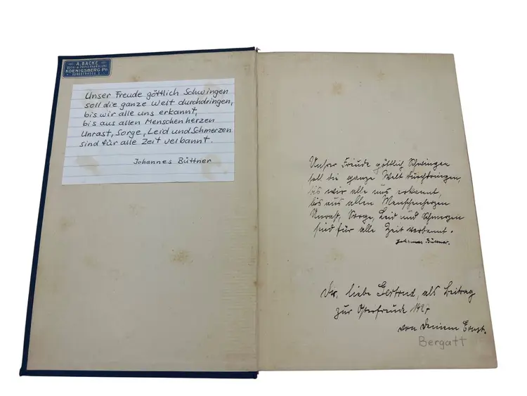 1927 Wer Gottes Fahrt Gewagt, Bernita-Maria Moebis, Gilt Cloth German Book