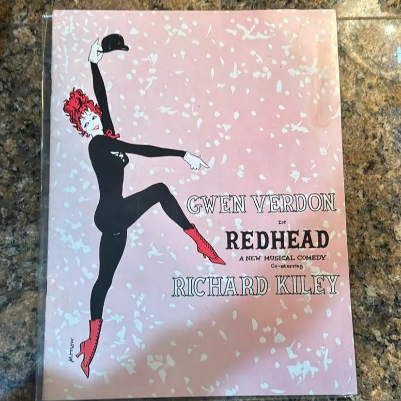1959 Broadway Play “Redhead” Program Bob Fosse Director And Choreographer