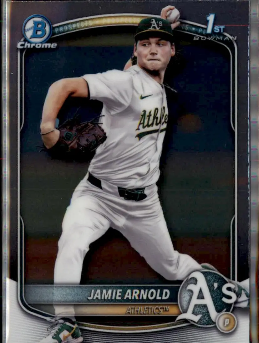 2025 Bowman Draft #BDC-30 Jamie Arnold Chrome - (138) - Athletics