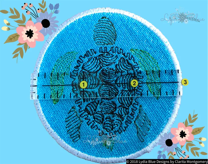 Sea Turtle 3 inch Patch