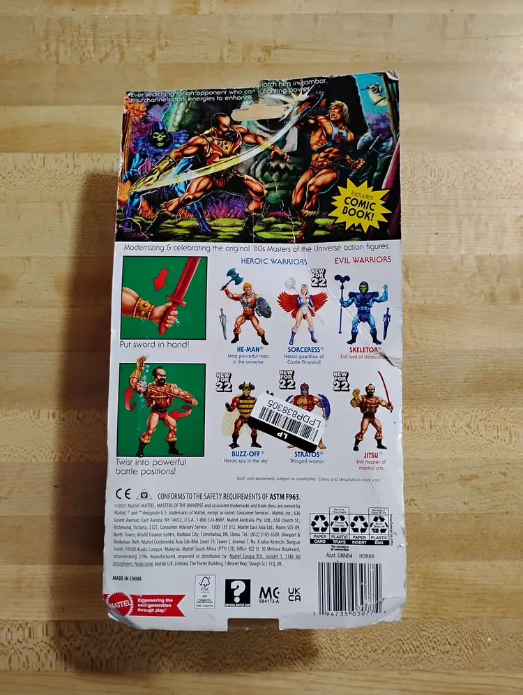 Masters of the universe Jitsu action figure