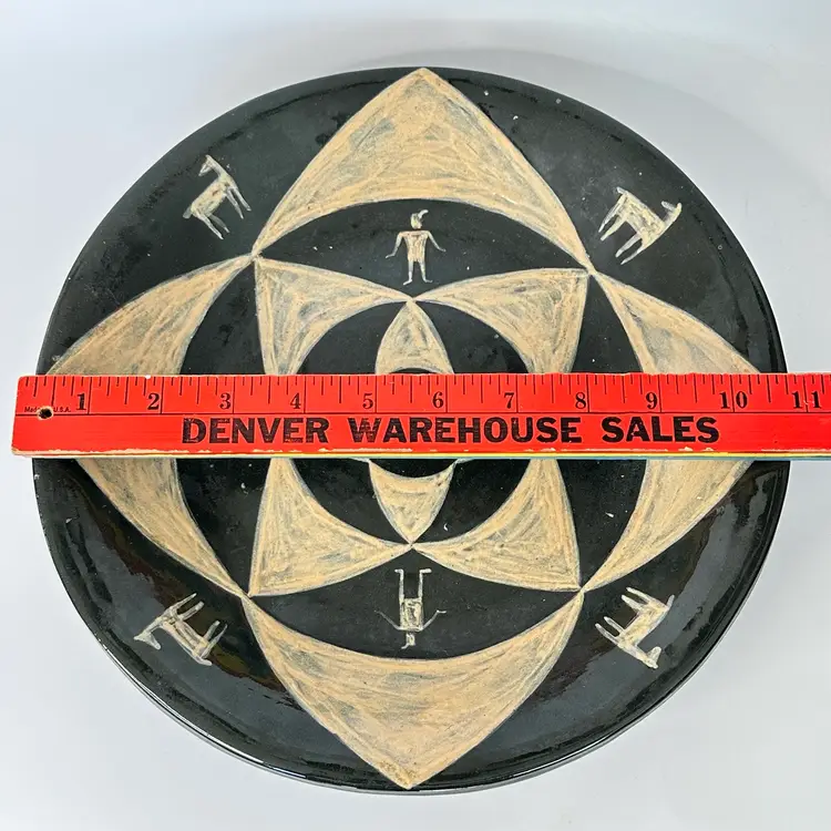 Vintage Colorado USA Pottery Art Bowl L.L. Mehlin, Mimbres / Acoma Style Pottery