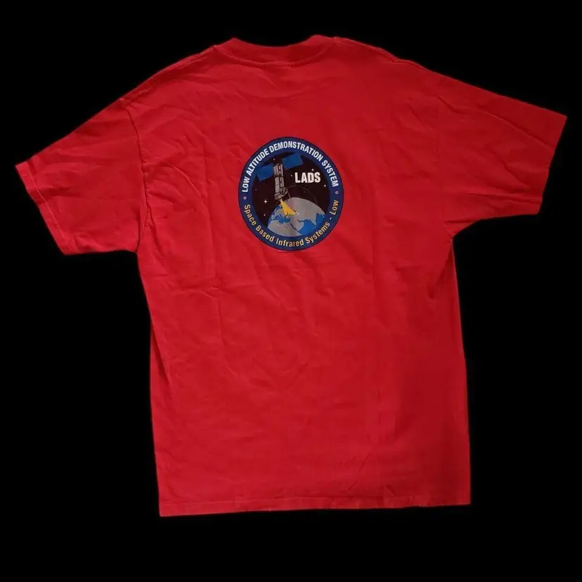 Tee-Shirt Lockheed Martin & Boeing LADS SBIRS Mens Large 90s Space Vintage