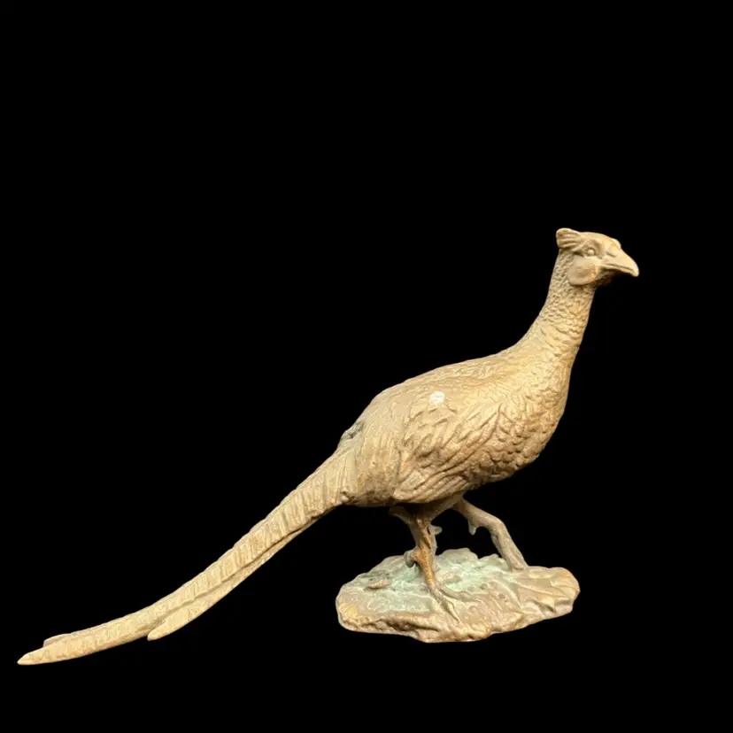 1986 Avon Cast Bronze Pheasant Figurine