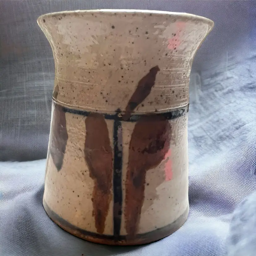 Art Studio Pottery Small Cup, Planter, Toothbrush Holder