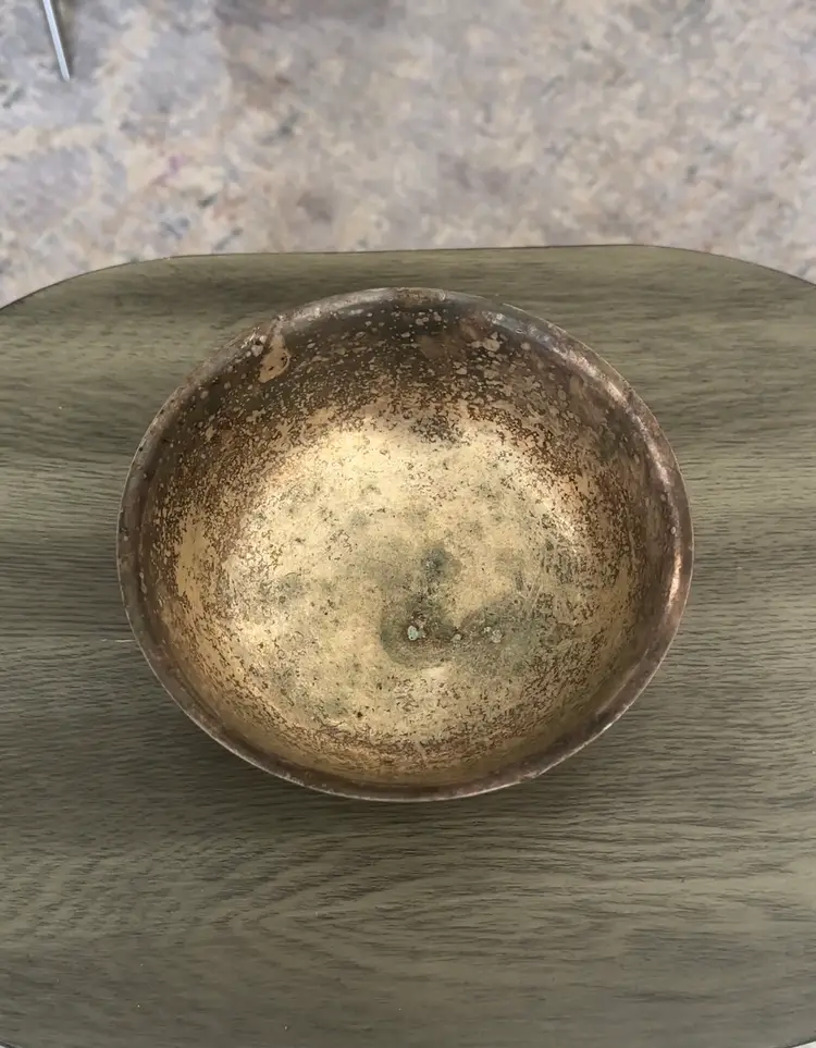 Vintage Silverplated Gotham Oneida Footed Fruit Bowl 6.5”