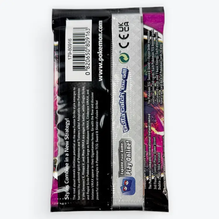 Pokémon TCG Fusion Strike Gengar Booster Pack Sword & Shield Booster Pack x1