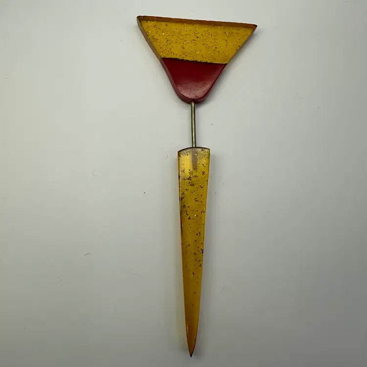 Vintage 1940's Bakelite Stick Pin or Hat Pin