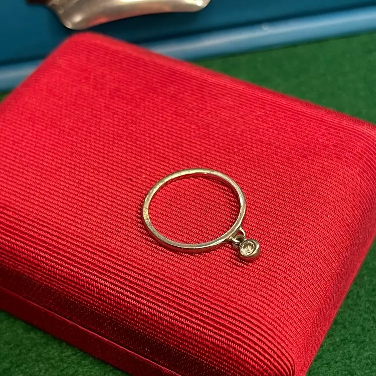 Stack Ring Company Sterling 925 Ring Stone Charm