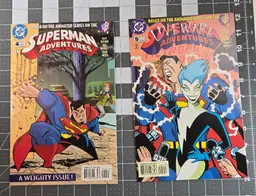 Superman Adventures 4 5 Lot 1997 1st Livewire DC Animated Rick Burchett Art
