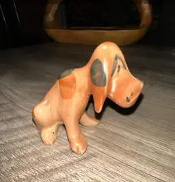 Vintage Grindley Ceramic Pottery Droopy Hound Dog Figurine