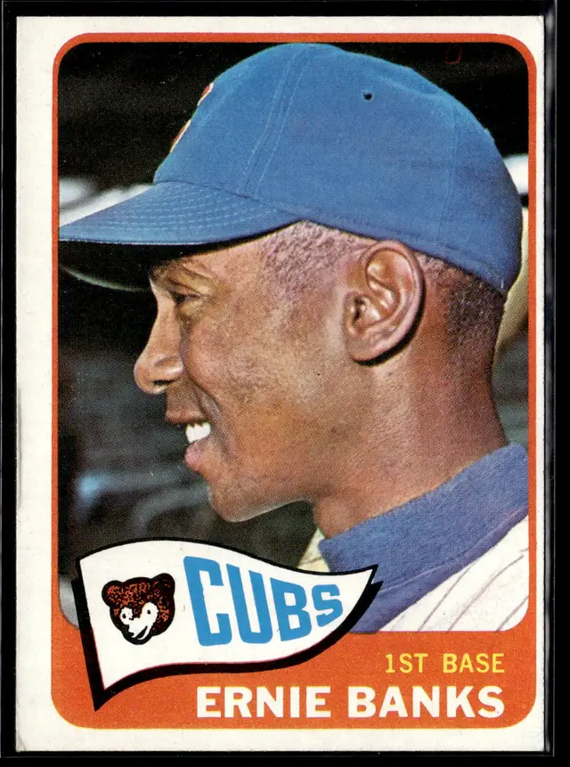 #123 Ernie Banks 1965 Topps #510 *LIVE AUCTION*