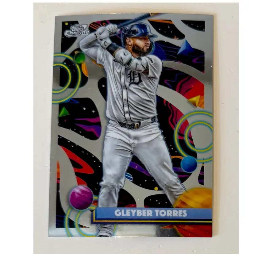 Gleyber Torres Chrome Cosmic Detroit Tigers