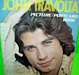 Vintage John Travolta Postcard Book 1978 Welcome Back Kotter Grease Saturday Night Fever