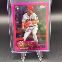 Ben Joyce RC 2023 Topps Chrome Update Pink Refractor Los Angeles Angels