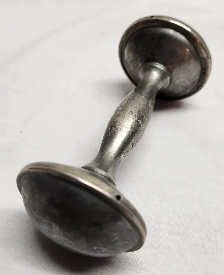Vintage Silverplated Baby Rattle