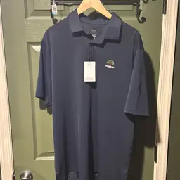 NWT - XL Polo - Greg Norman
PlayDry Press Talamore CC Navy Blue - NWT