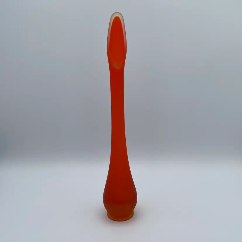 Viking persimmon satin bud swung vase