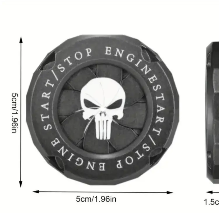 Punisher Start Button Cover