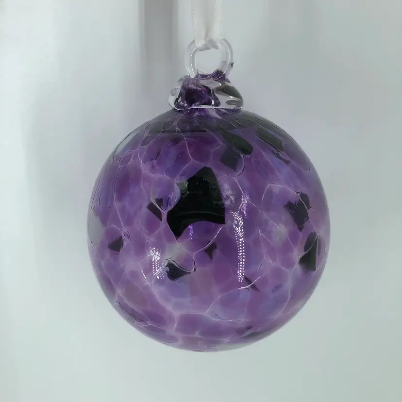 Glass Eye Studio Purple Orb Sun Catcher Ornament