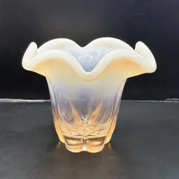 Duncan Miller Cabterberry Pink Opalescent Vase 3.5”