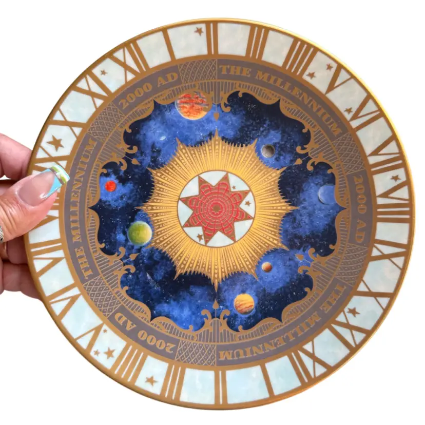 vintage Royal Worcester "To Celebrate The Millennium" 2000 AD collector plate