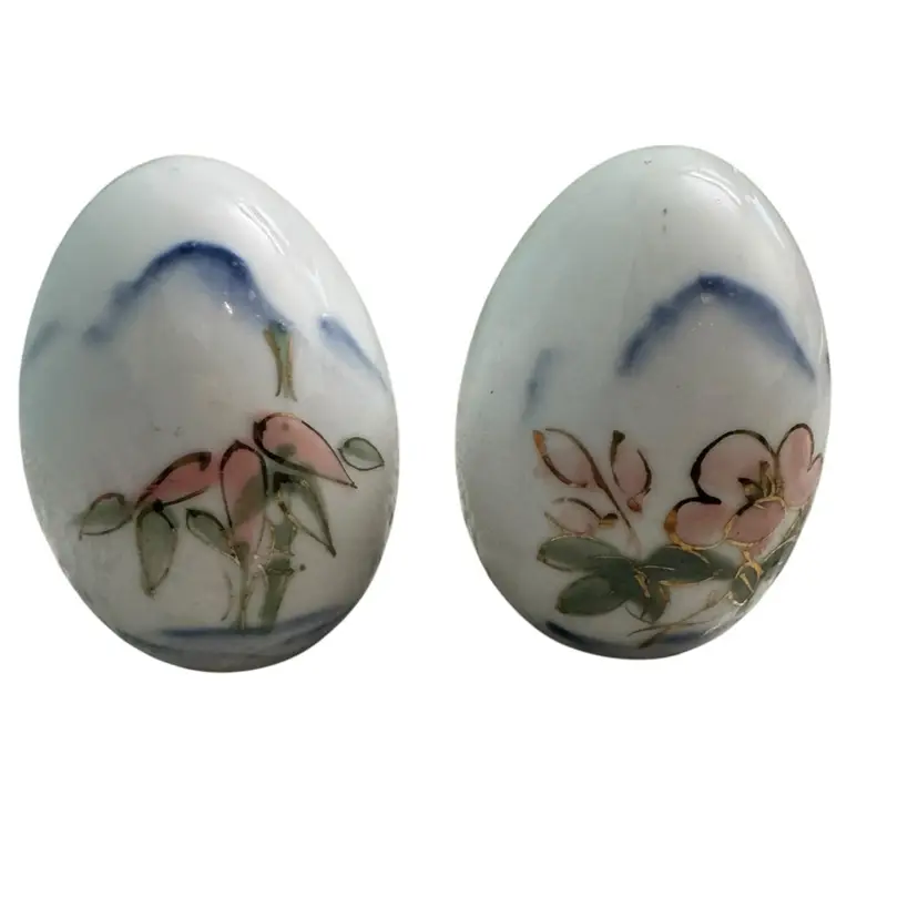 VTG Hand Painted Porcelain Eggs