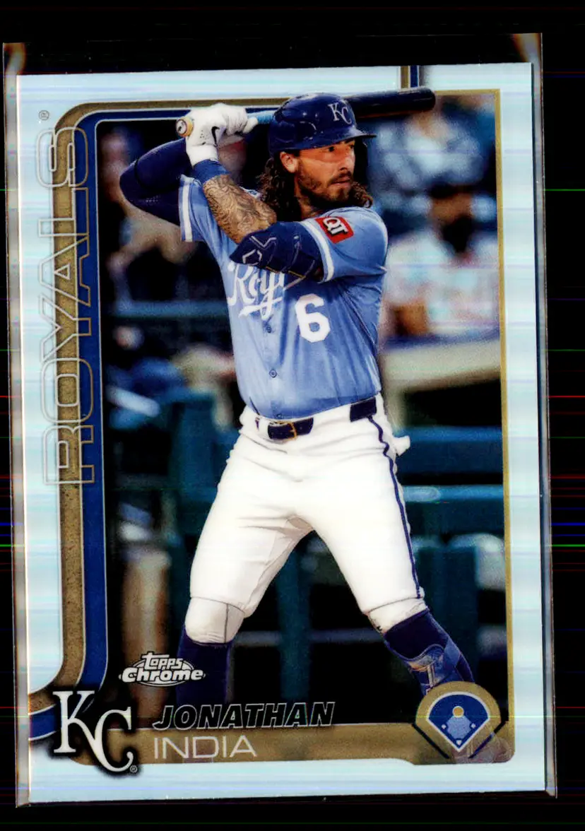 Jonathan India 2025 Topps Chrome Refractor #209 - (113) - Kansas City Royals
