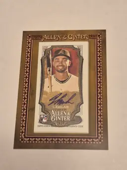 Jordan Lawlar (RC) 2024 Topps Allen &Ginter Framed Mini Auto #MA-JL Diamondbacks