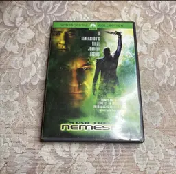 Star Trek Nemesis DVD 2002 Widescreen Sci Fi Paramount Tested Movie Film
