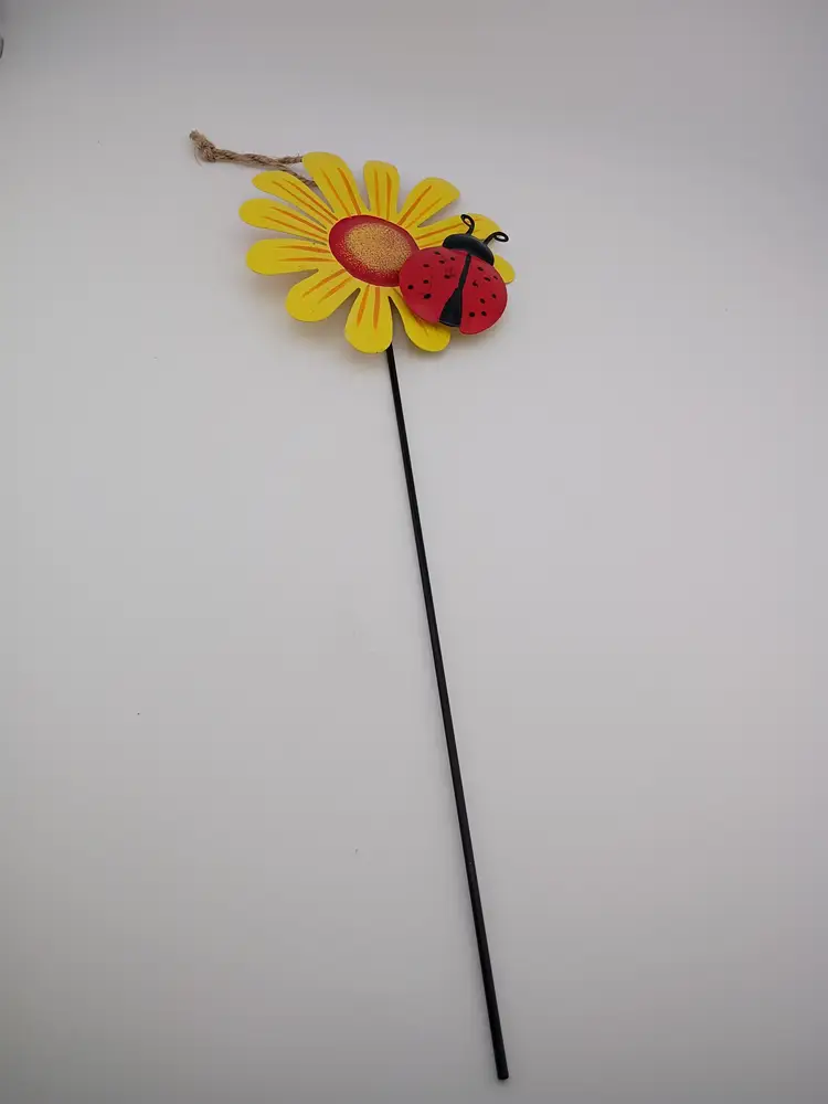 Daisy and ladybug stake