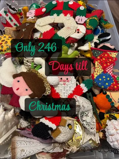 🎄🎅🏼🎅🏼🎄Lets Dig $3 Starts Handmaid Vintage Ornaments 