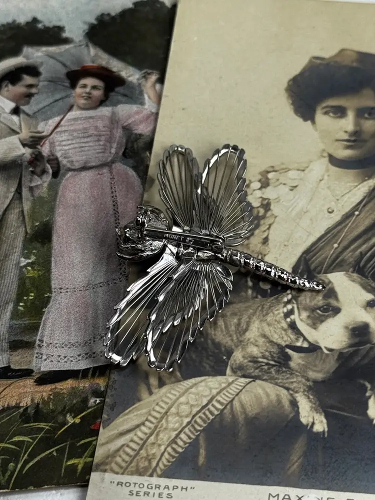 Vintage Monet Dragonfly Brooch
