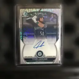 Tyler Locklear 3 Card Auto Lot 
23 Bowman Mega Auto
23 Pro Debut Auto
25 Baseball Stars Auto
Mariners