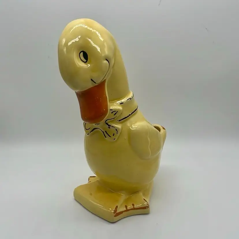 McCoy Duck Planter Yellow Vintage | 8”