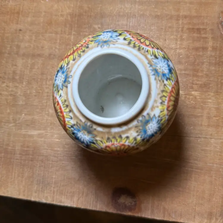 Hand-Painted Ceramic Mini Sunflower Bud Vase