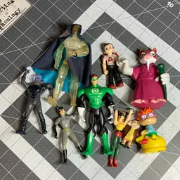 Action Figure Variety Lot 9 Pc Chuckie TMNt Super Heroes Mixed