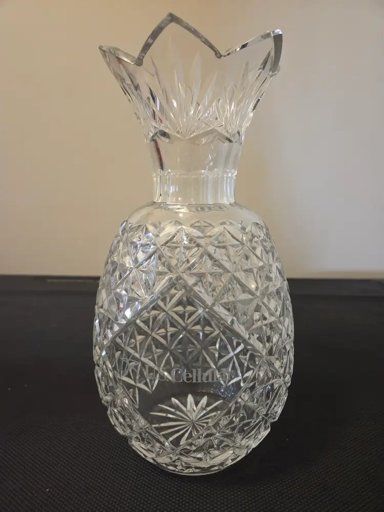Waterford U.S. Cellular  12” Pineapple Vase Hospitality