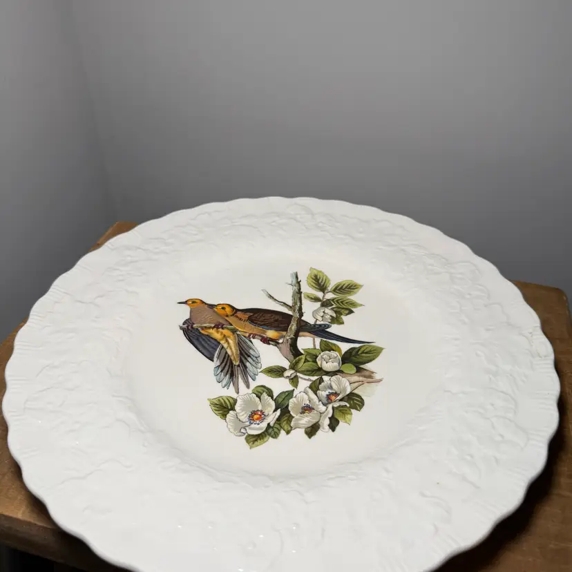 England I Alfred Meakin Birds of America Plate #17 Carolina Turtle Dove