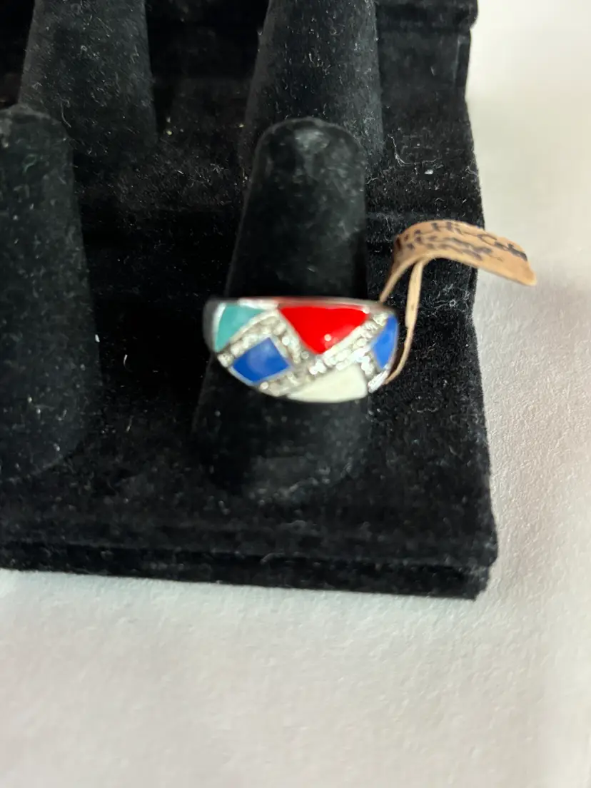 Multi tone costume ring