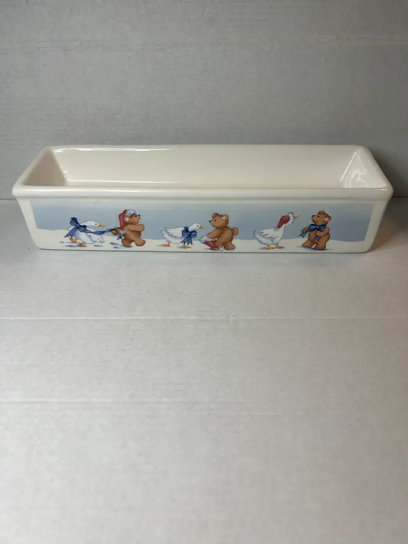 Vintage 1988 House of Lloyd Ceramic Cracker Serving Dish