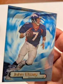 John Elway 1998 Fleer Brilliants BLUE #1B HOF Denver Broncos
