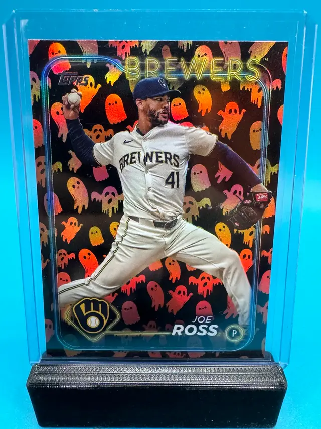 Joe Ross Topps Update Ghost Parallel Milwaukee Brewers