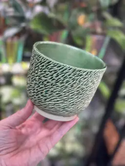 #13 Handmade pot, no drainage 4.25 inch