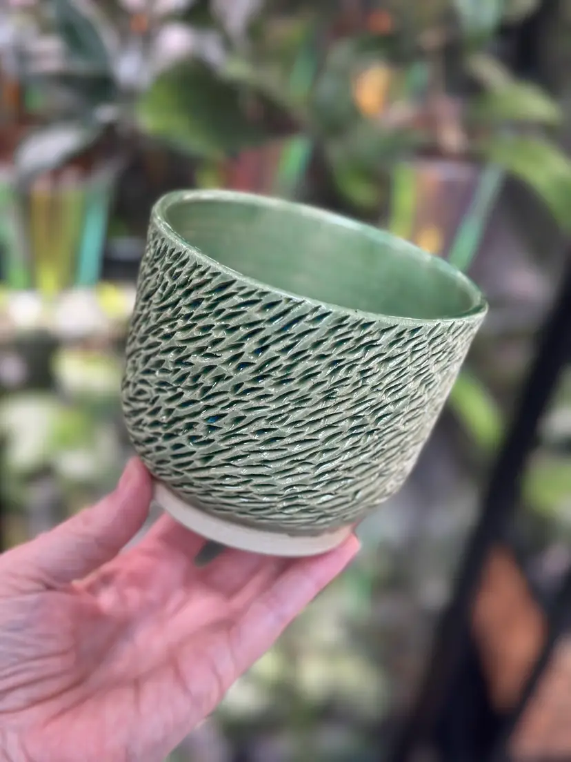 #13 Handmade pot, no drainage 4.25 inch