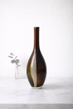 Desert Dusk Art Glass Vase – Elegant Statement Piece