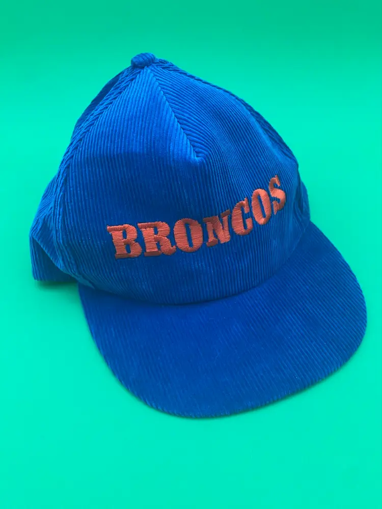 NFL Denver Broncos Vintage Blue Corduroy Snapback Hat