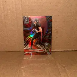 2022 Panini Prizm Football Drake London Red Hyper /75 RC