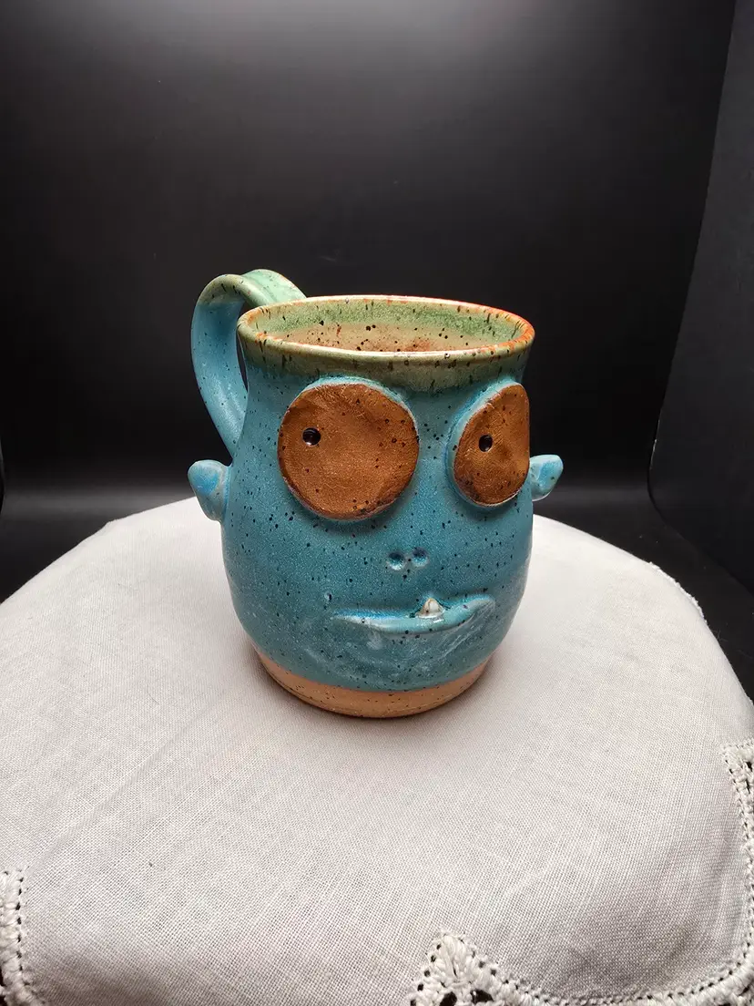 Hand Thrown Monster Pottery Mug